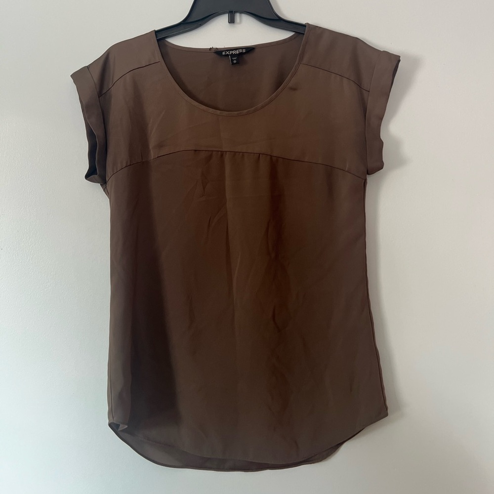 Express Women's Brown Blouse